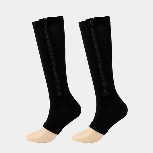 Zippered Orthopedic Compression Socks - ComfortZip